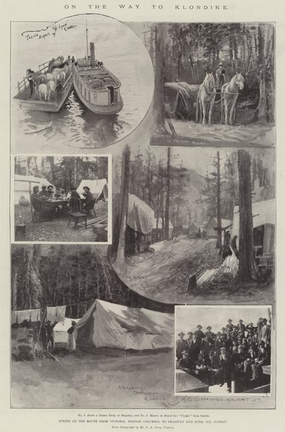 Úton Klondike felé alkotó: Henry Charles Seppings Wright